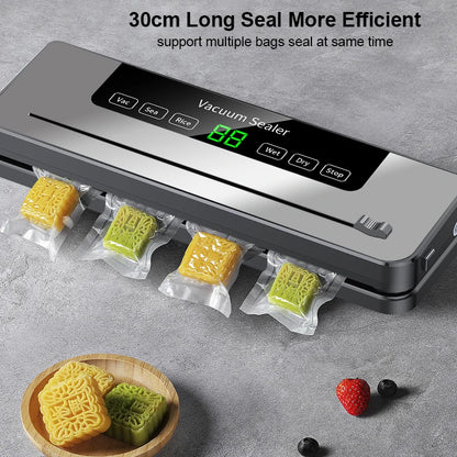 Electric Vacuum Sealer with Slidding Cutter +10 bags