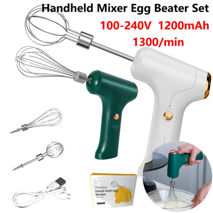 Electric Hand Mixer Mini One-Touch Speed