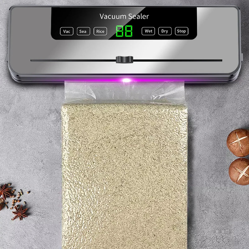 Electric Vacuum Sealer with Slidding Cutter +10 bags