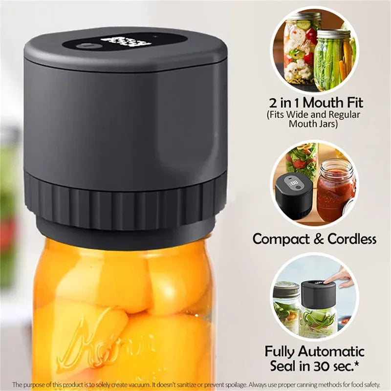 Electric Mason Jar Vacuum Sealer