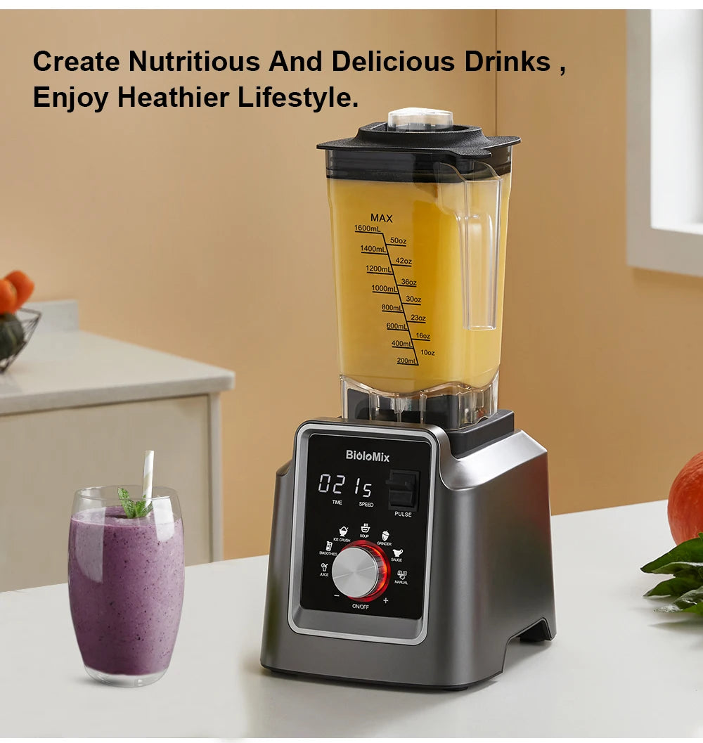 Blender Digital BioloMix Digital 1.6L FREE 600ml dry jar