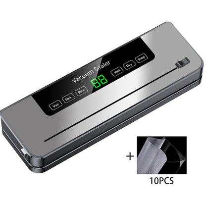 Electric Vacuum Sealer with Slidding Cutter +10 bags