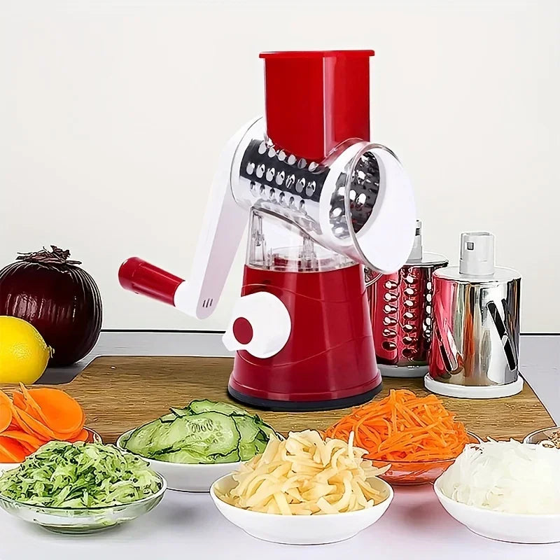 Manual Rotary Vegetable Slicer/Cutter/Schredder