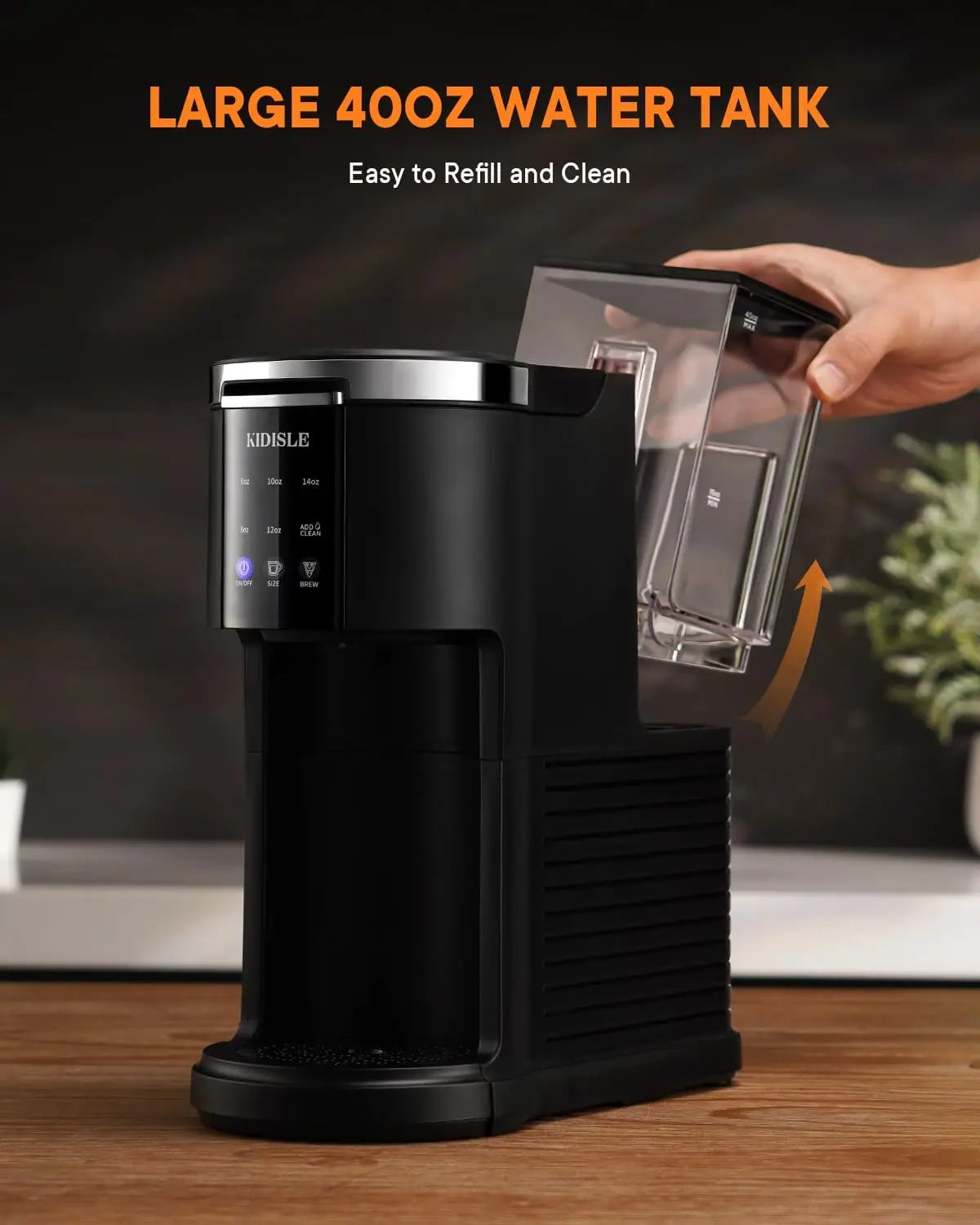 Single Serve Coffee Machine, 3 in 1 Pod Coffee Maker