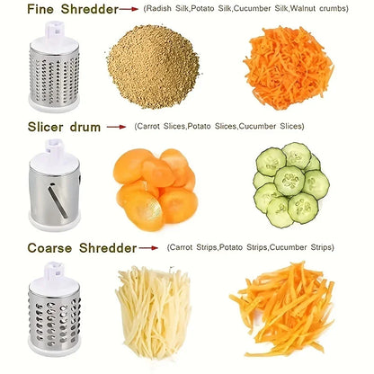 Manual Rotary Vegetable Slicer/Cutter/Schredder