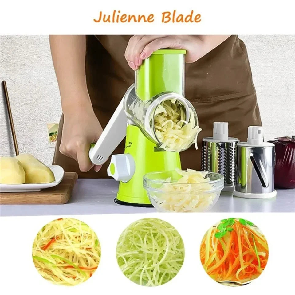 Manual Rotary Vegetable Slicer/Cutter/Schredder