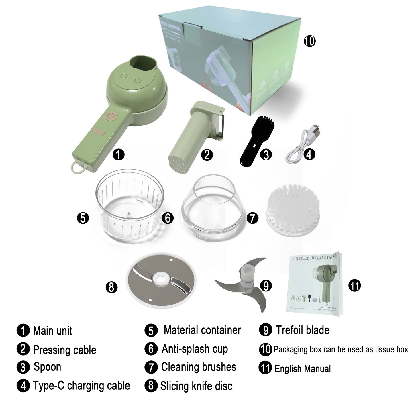 Wireless Electric Food Processor Vegetable