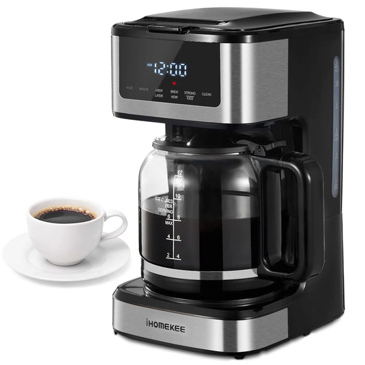 Programmable Drip Coffee Machine 12 Cup with Iced Coffee Function