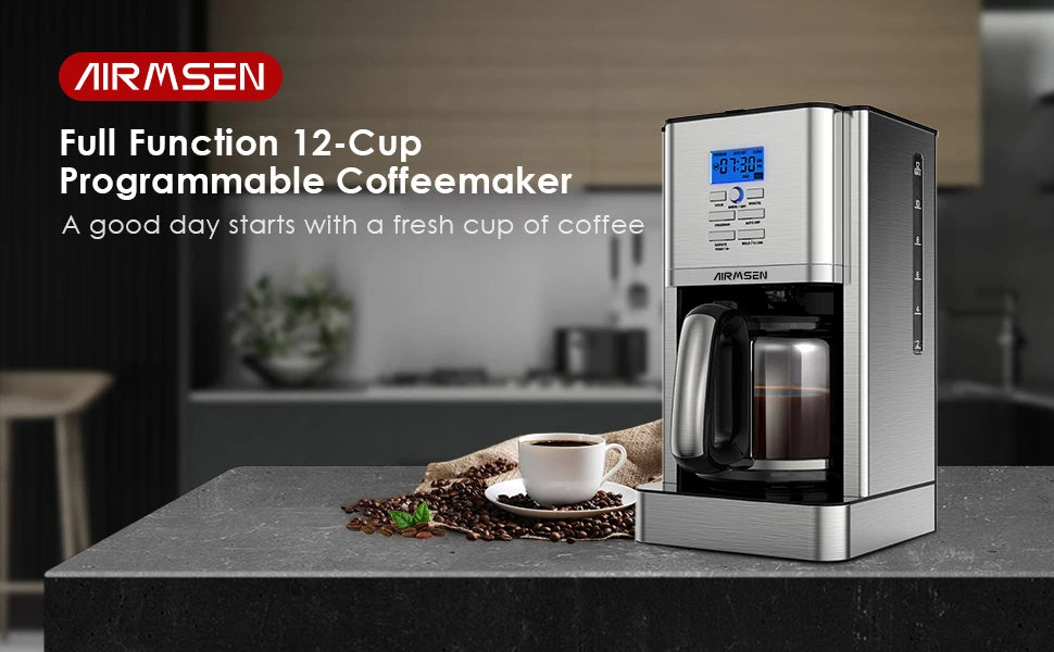 Brew Coffee Machine AIRMSEN Programmable